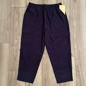 NWT Denim & Co QVC Dark Blue Pants